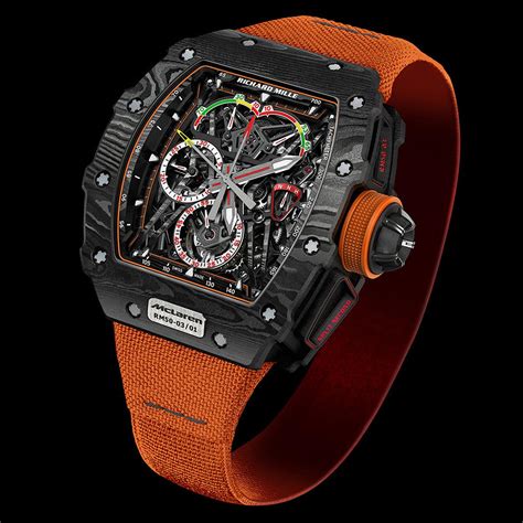 richard mille mclaren black|Richard Mille McLaren watch.